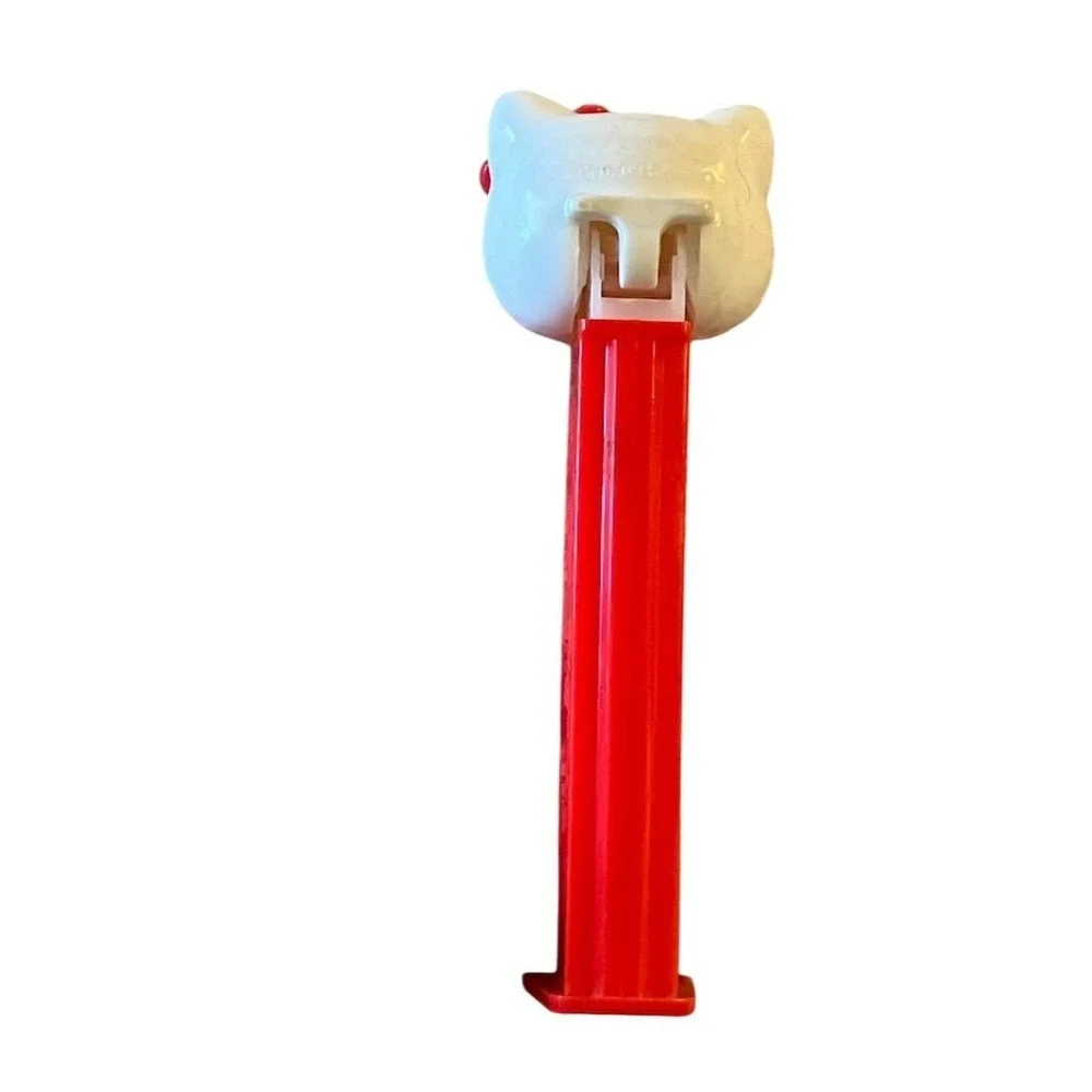 Hello Kitty PEZ Dispenser Collectible Sanrio‎ Red Stem